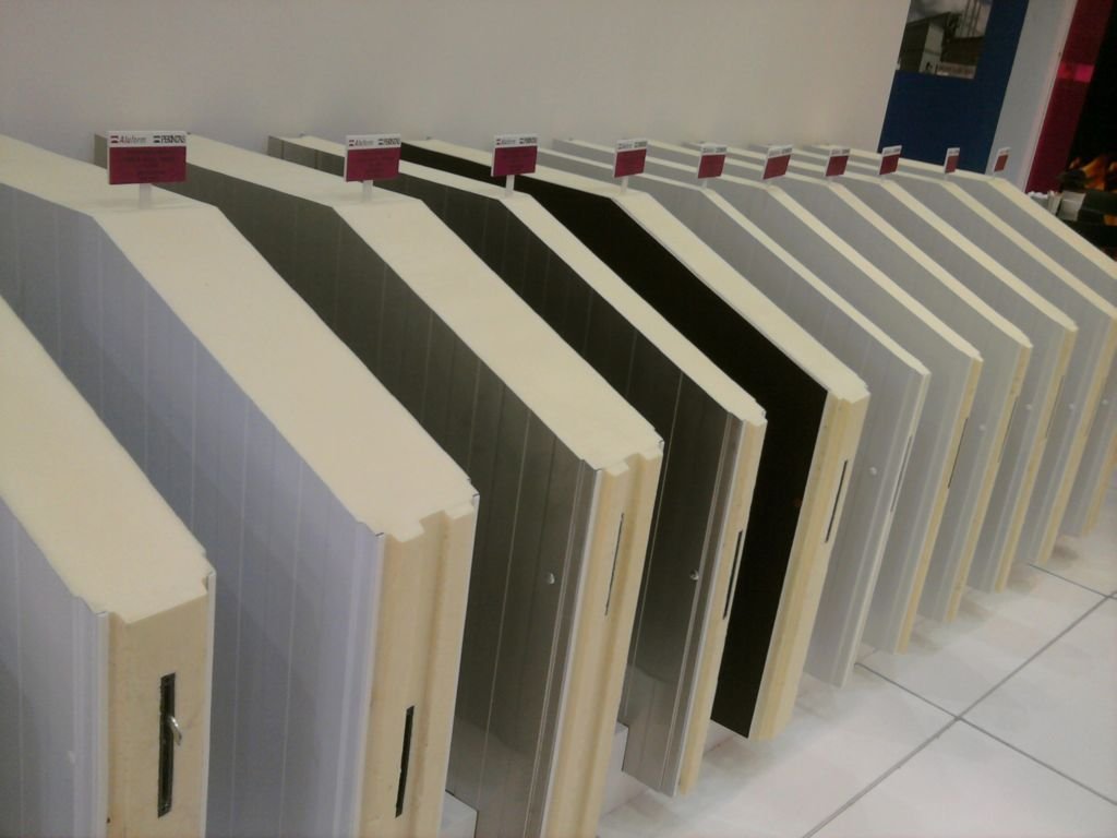 4cm Poliüretan Sandviç Panel Çatı (PUR) RAL 9002 3 sandviç panel çeşitleri