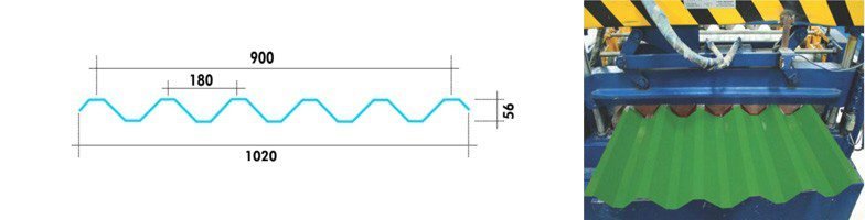 56/180 Trapez Sac Fiyatları - 6 Hadveli Sac 1 56-180 trapez form